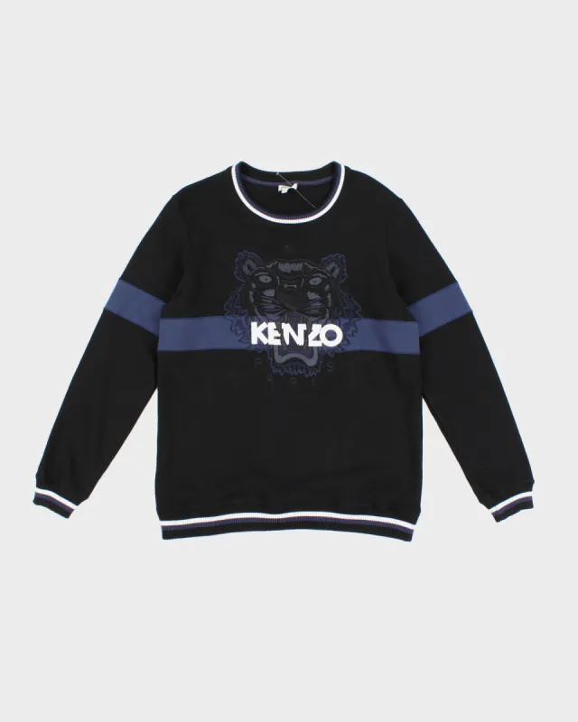 Kenzo Men's Black Tiger Embroidery Sweatshirt - M sold by Rokit
