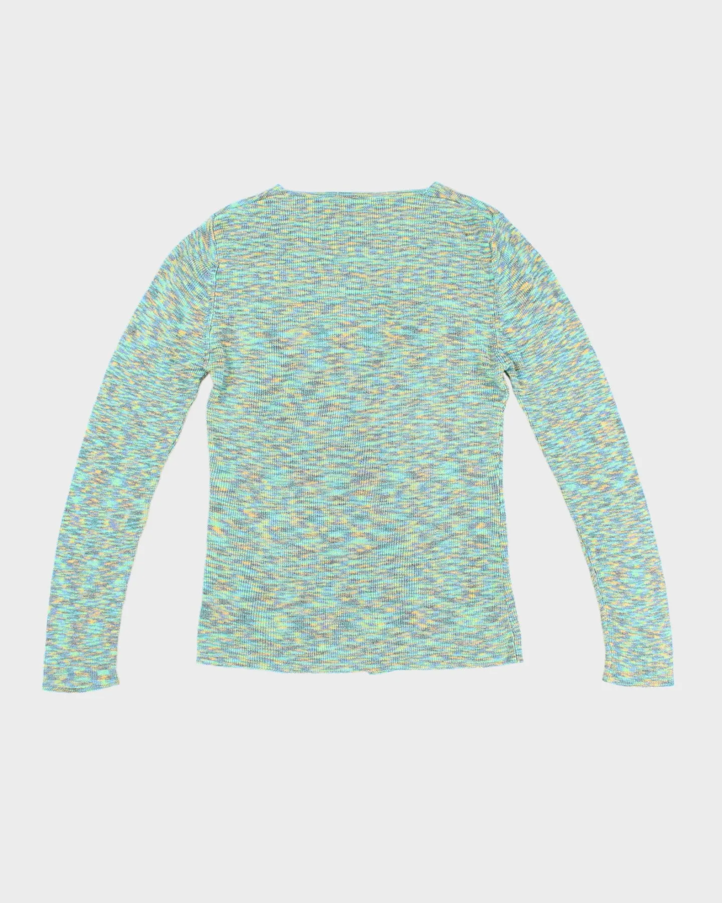 Y2K 00s Pastel Green Cardigan Top - M sold by Rokit product image thumbnail 2