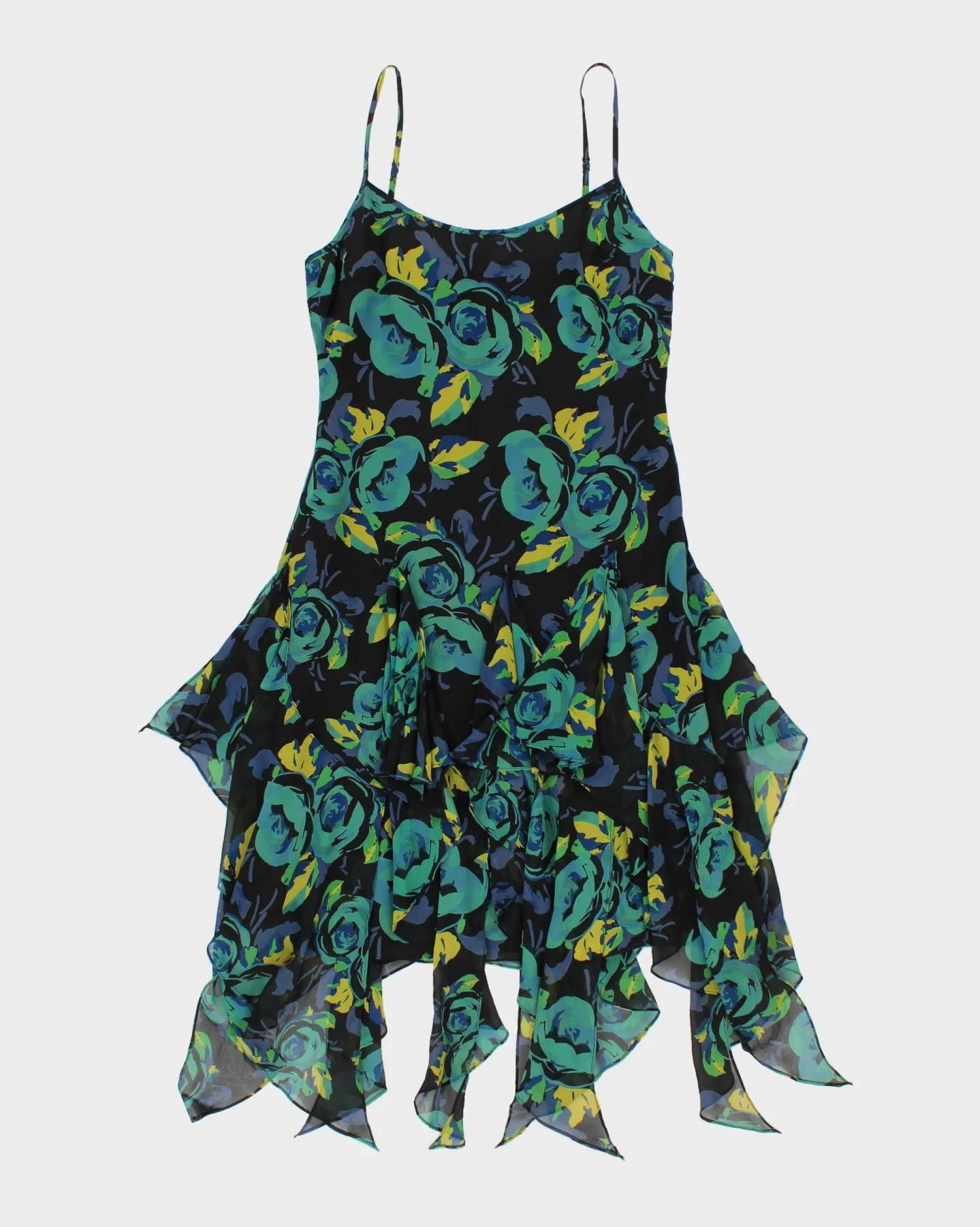 Vintage 90s Betsey Johnson Floral Print Midi Dress - S sold by Rokit