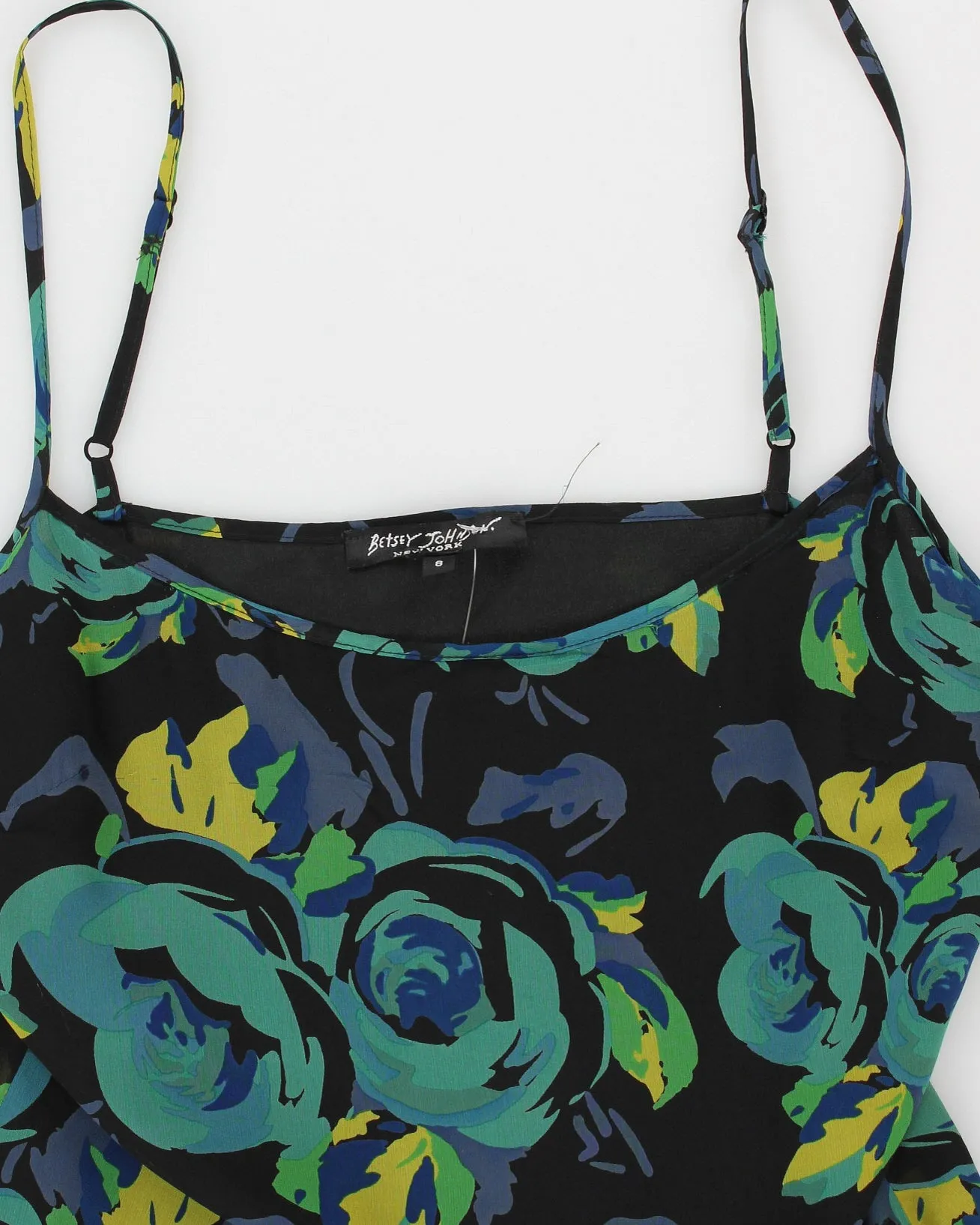 Vintage 90s Betsey Johnson Floral Print Midi Dress - S sold by Rokit product image thumbnail 3