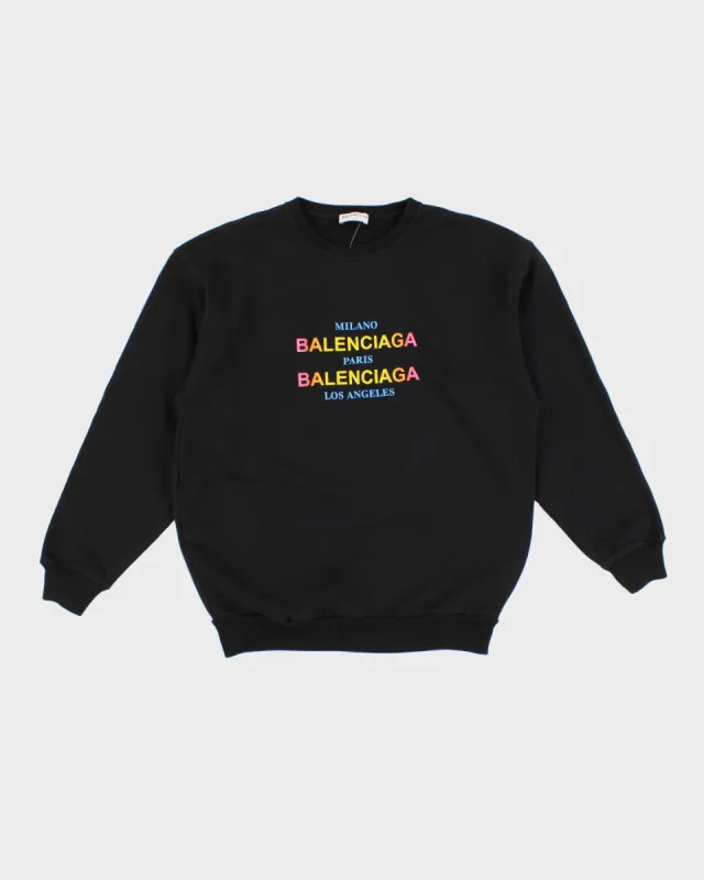 Balenciaga Rainbow Milano Paris Los Angeles Sweatshirt - M sold by Rokit