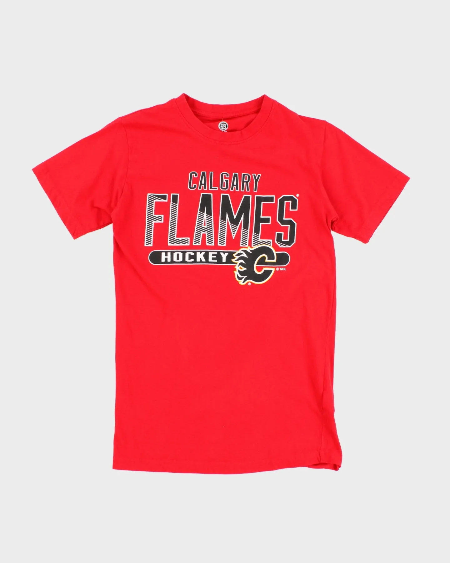 NHL x Calgary Flames Hockey T-Shirt - S sold by Rokit