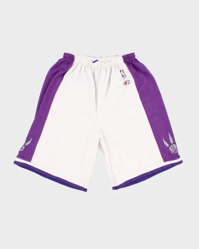 Vintage Toronto Raptors x Champion Basketball Shorts - L sold by Rokit