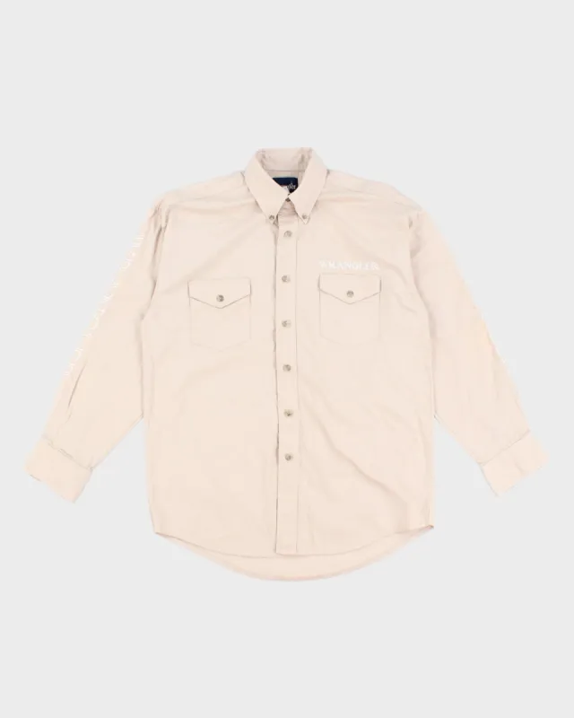 Vintage Wrangler Beige Western Shirt - M/L sold by Rokit