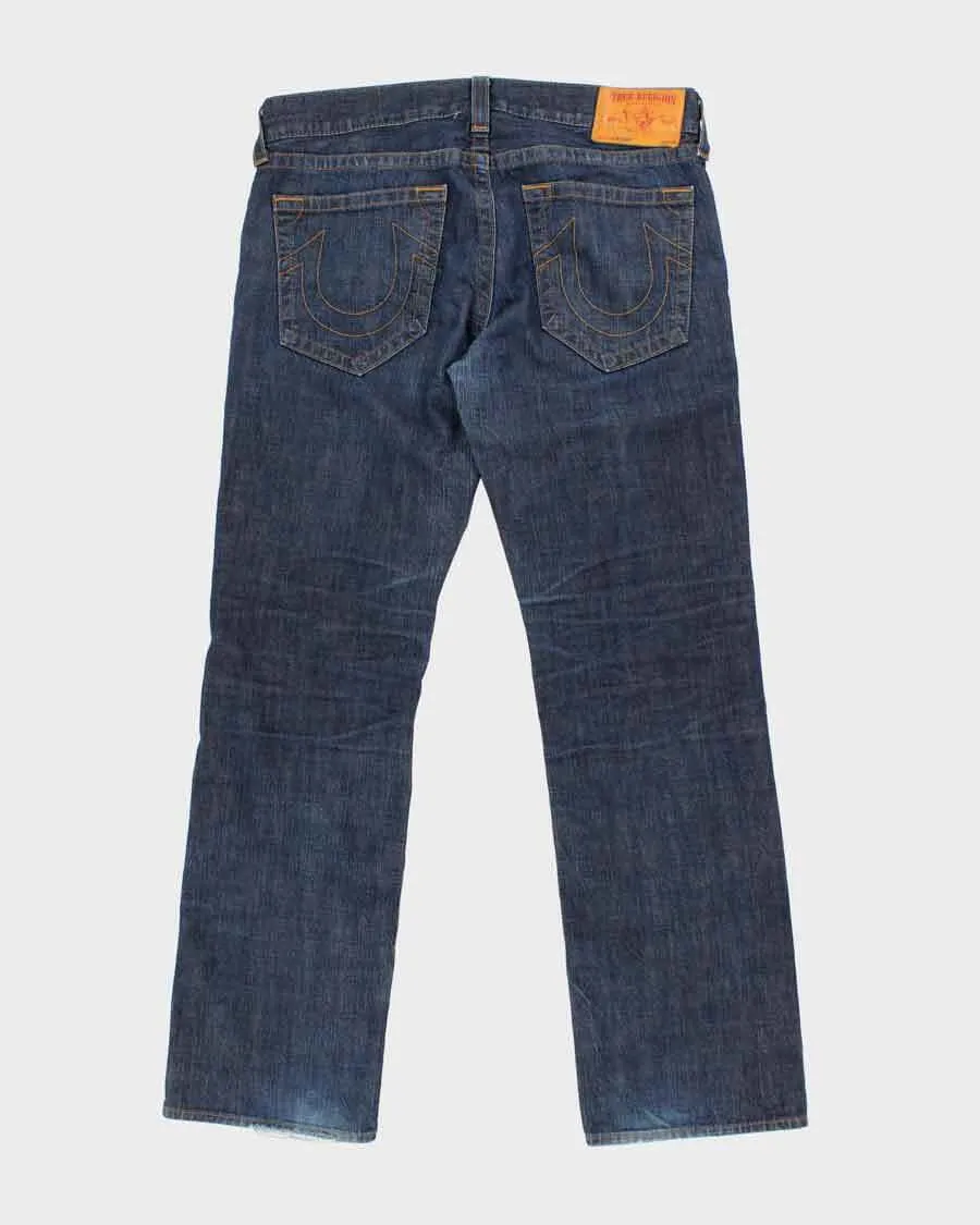 Y2K 00s True Religion Dark Wash Denim Jeans - W36 L33 sold by Rokit product image thumbnail 5