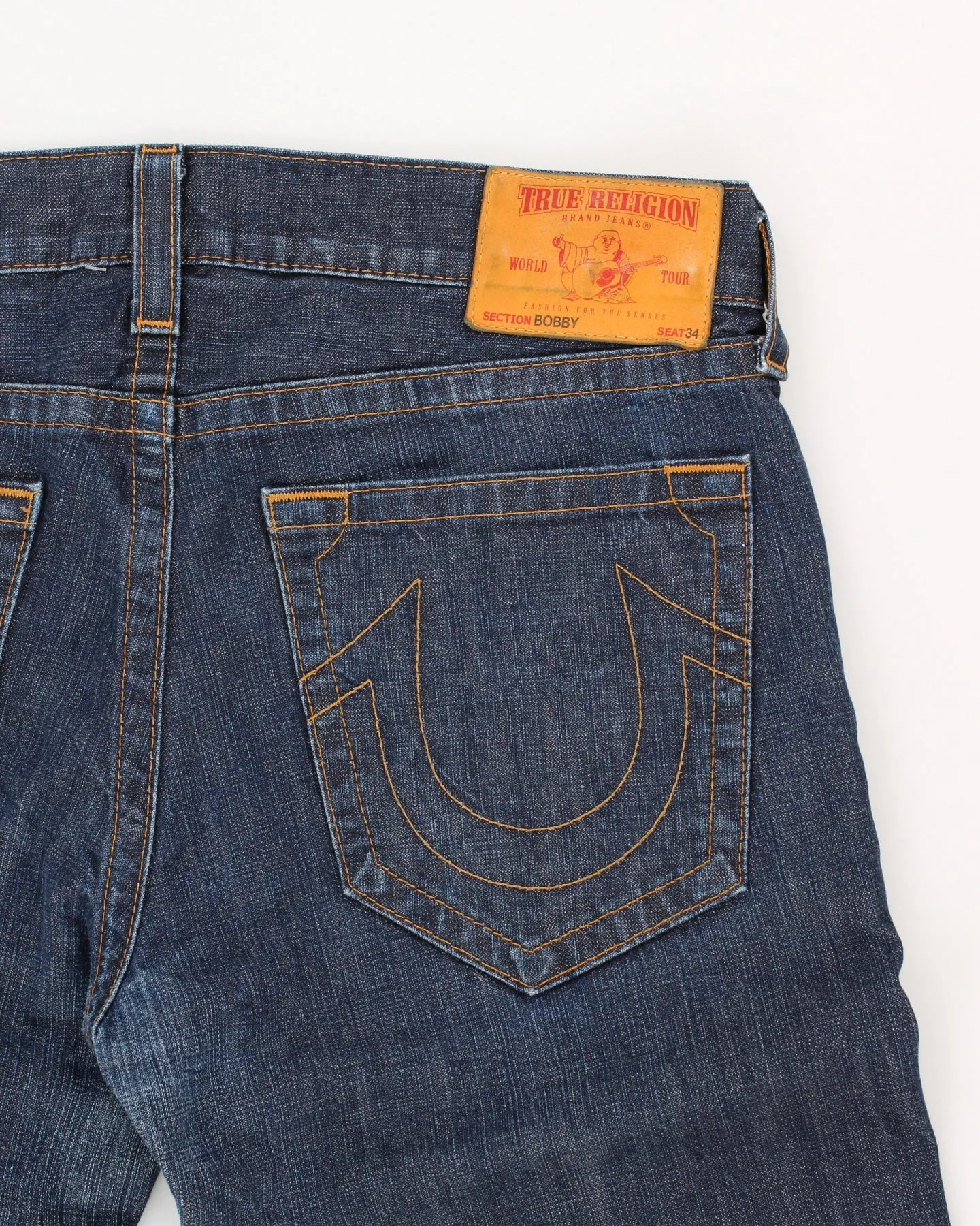 Y2K 00s True Religion Dark Wash Denim Jeans - W36 L33 sold by Rokit product image thumbnail 3