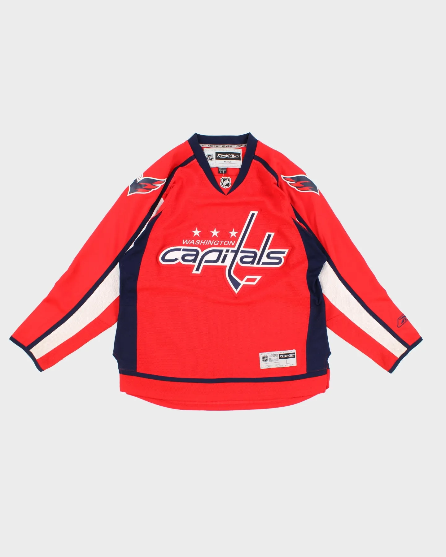 00s NHL x Washington Capitals Hockey Jersey - L sold by Rokit