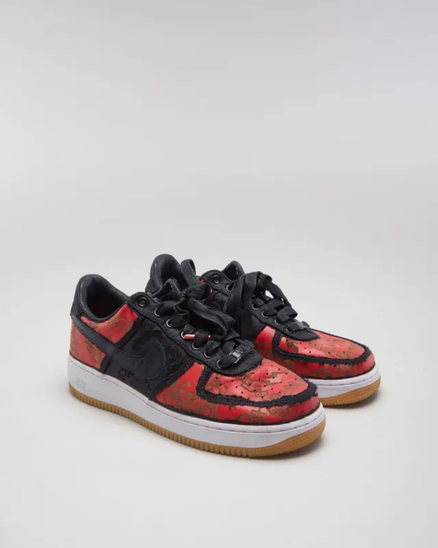 Fragment Design x CLOT x Nike Air Force 1 "Black Silk" Sneakers - EUR 40 sold by Rokit