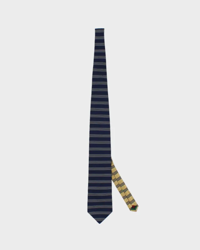 00s Tommy Hilfiger Blue Silk Tie made by Tommy Hilfiger