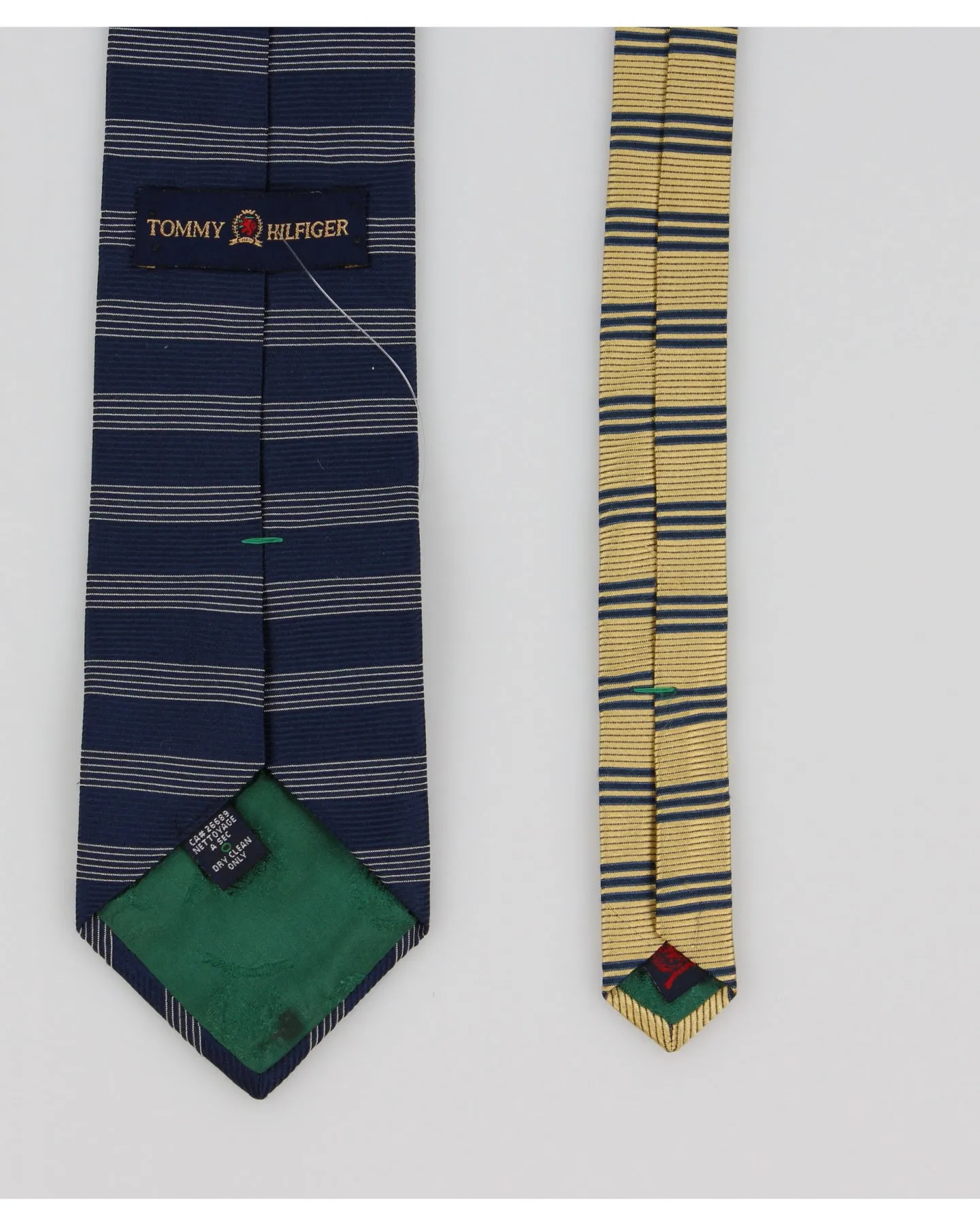 00s Tommy Hilfiger Blue Silk Tie sold by Rokit product image thumbnail 2