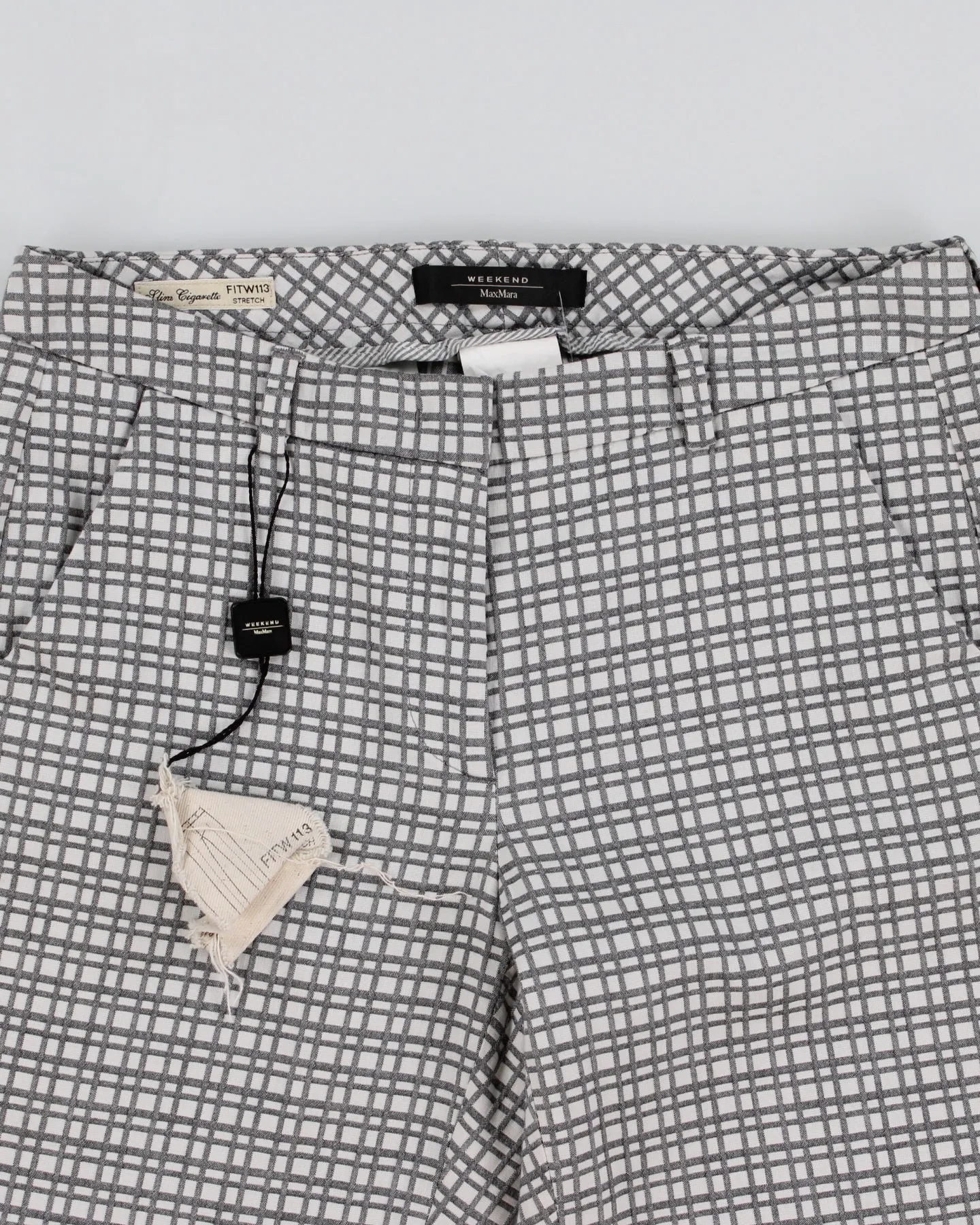 Weekend By Max Mara Slim Cigarette Trousers - W28 L26 sold by Rokit product image thumbnail 3