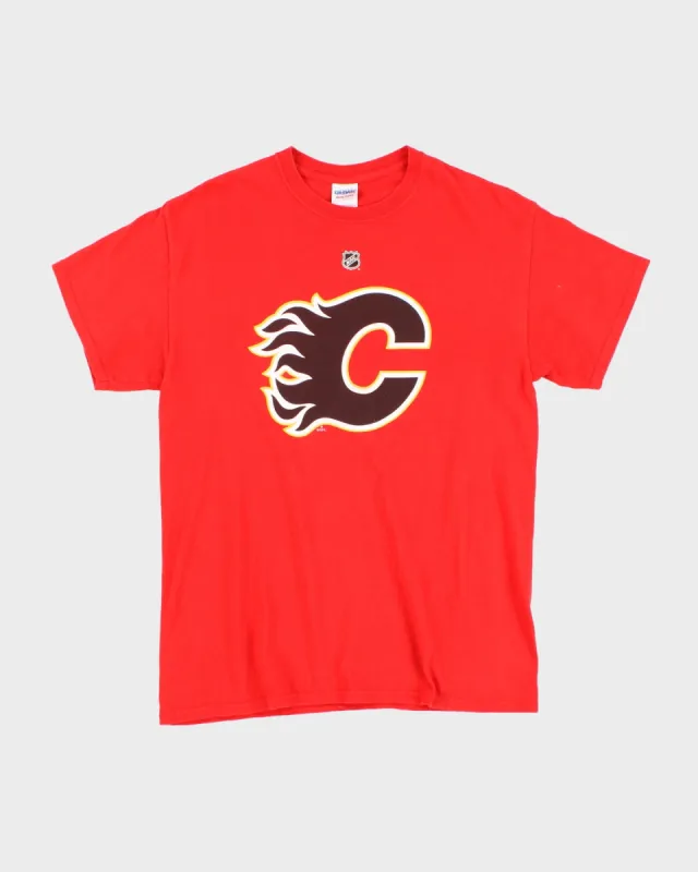 NHL x Calgary Flames #24 Jiří Hudler Graphic T-Shirt - XL sold by Rokit
