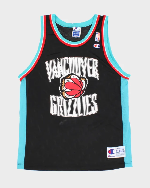 Vintage 90s Champion Vancouver Grizzlies NBA Basketball Jersey - Youth XL sold by Rokit