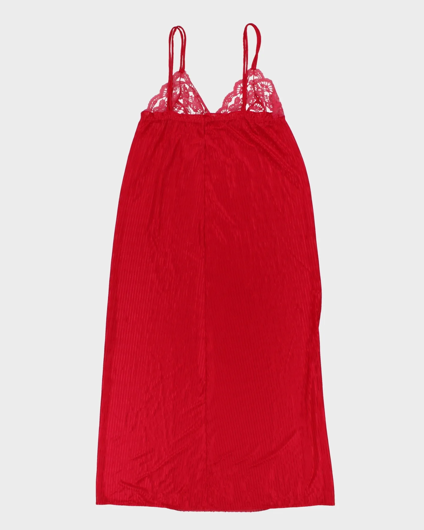 Vintage 70s Molyclair Fuchsia Pink Maxi Slip Dress -M sold by Rokit product image thumbnail 2