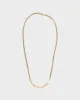 Vintage Silver Diamante Chain Necklace - O/S sold by Rokit