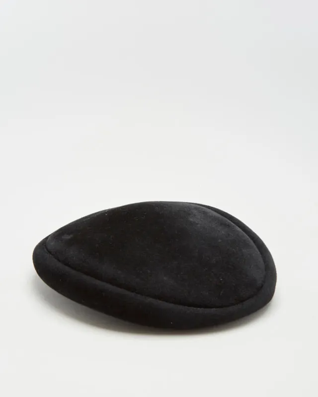 Vintage 50s Nelly Gaffney Black Pillbox Hat - O/S sold by Rokit