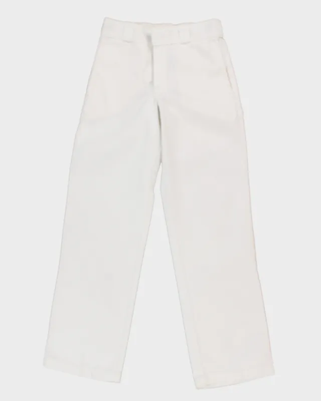 Dickies 874 Original Fit White Trousers - W26 L31 sold by Rokit