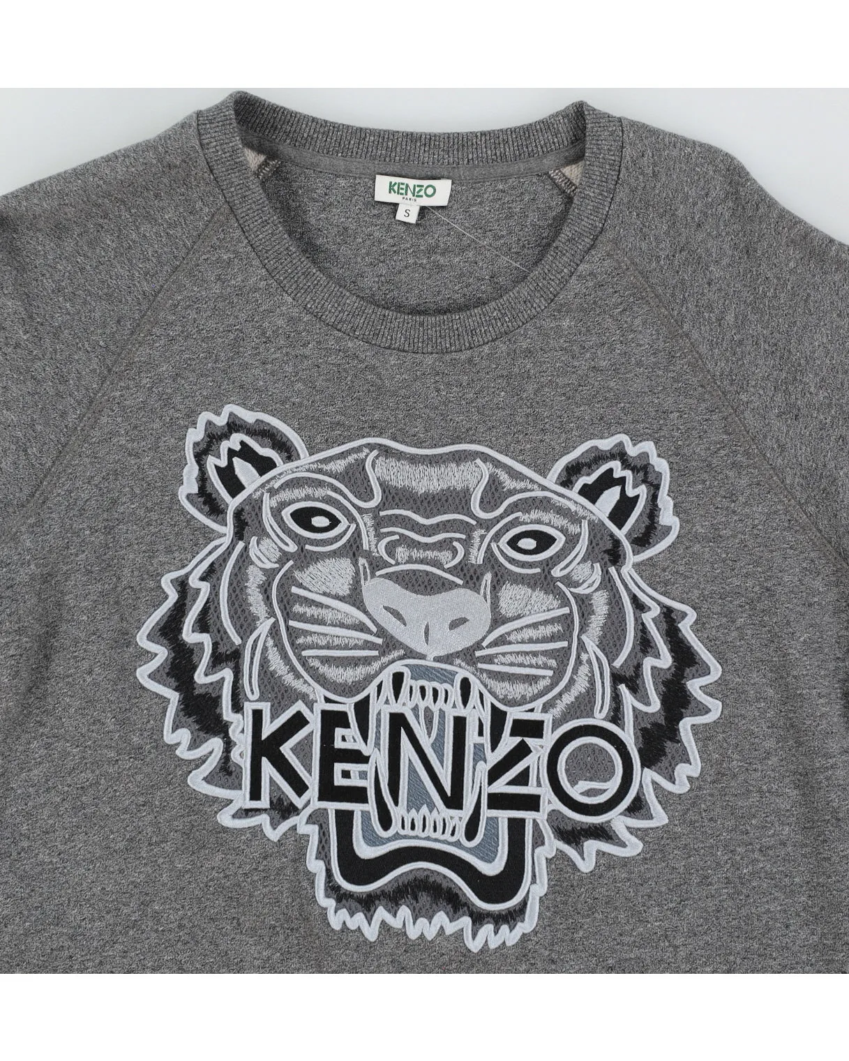 Grey Kenzo Logo Jumper - S sold by Rokit product image thumbnail 3