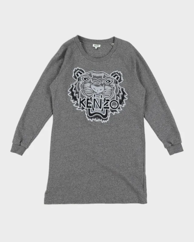 Grey Kenzo Logo Jumper - S sold by Rokit
