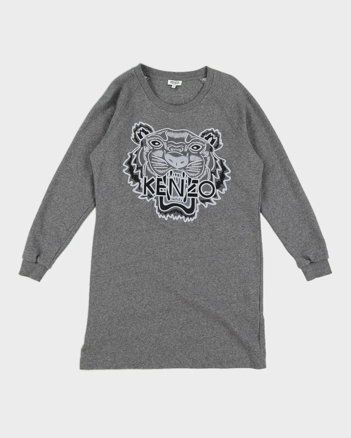 Grey Kenzo Logo Jumper - S sold by Rokit