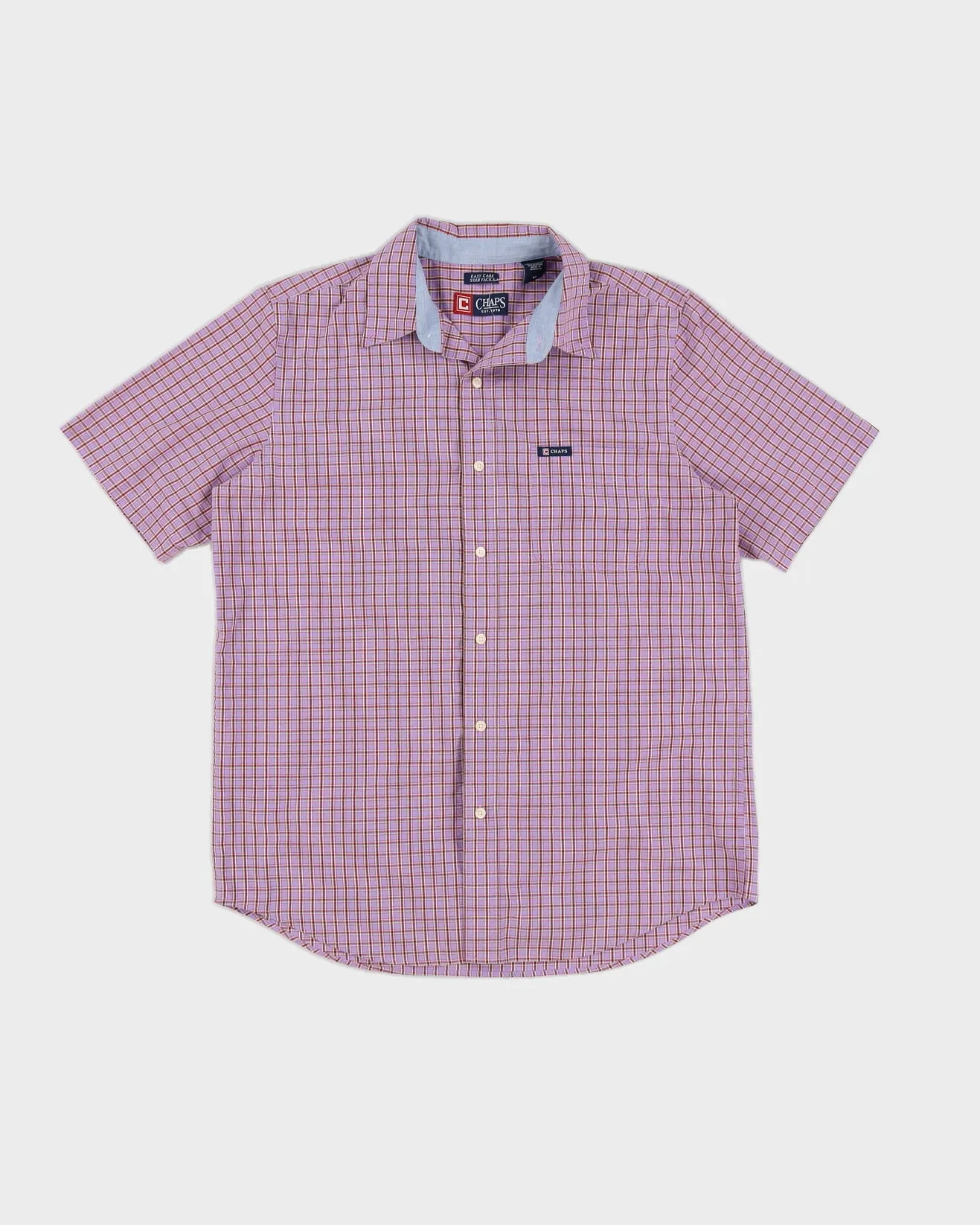 Purple Chaps Checked Shirt - M sold by Rokit