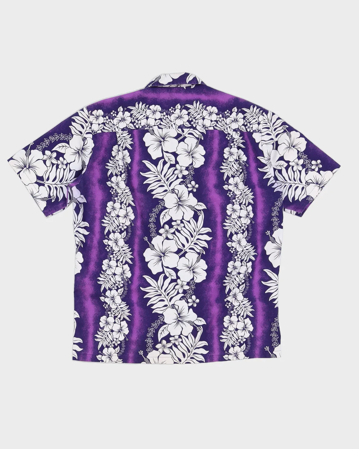 Vintage 90s Royal Creations Purple Hawaiian Shirt - M sold by Rokit product image thumbnail 2