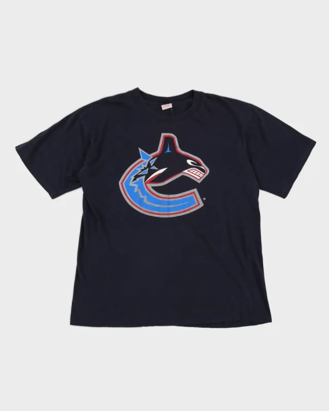 Vintage 90s Vancouver Canucks Ice Hockey T-Shirt - L/XL sold by Rokit