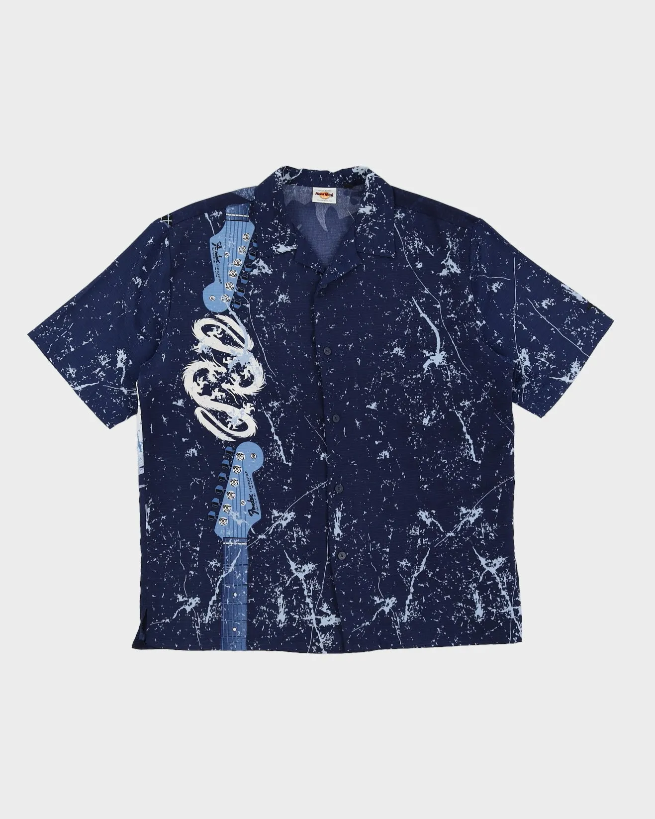 Blue Hard Rock Cafe Graphic Shirt - L sold by Rokit
