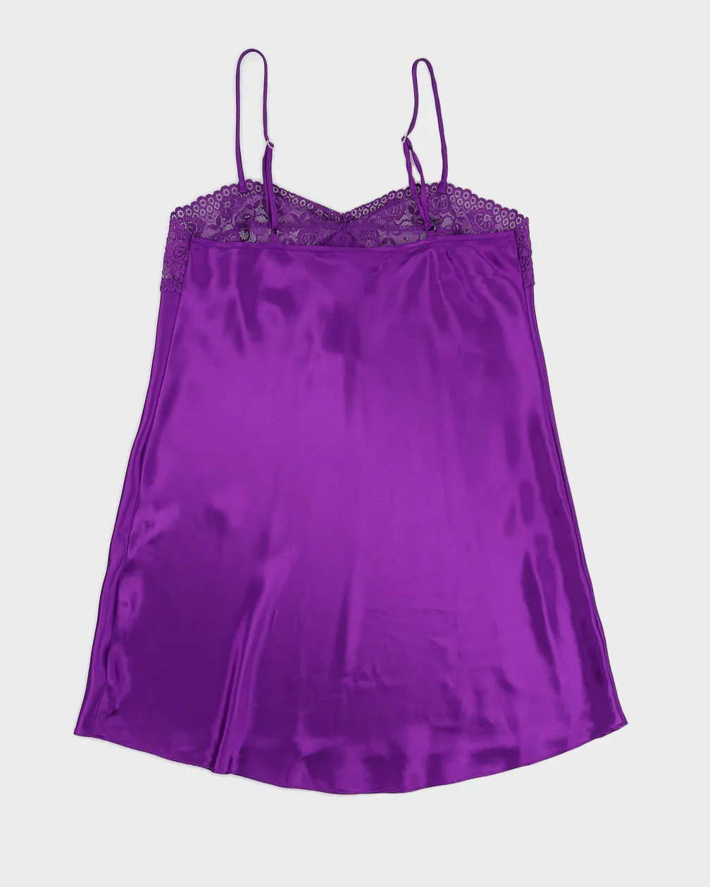 Purple Y2K Slip Dress - S sold by Rokit product image thumbnail 2