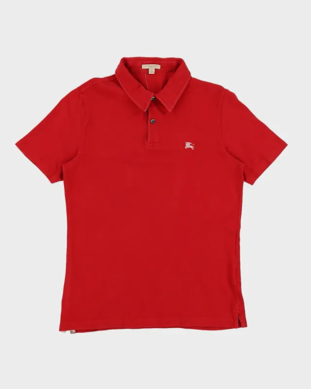 Burberry Brit Red Polo Shirt - M made by Burberry
