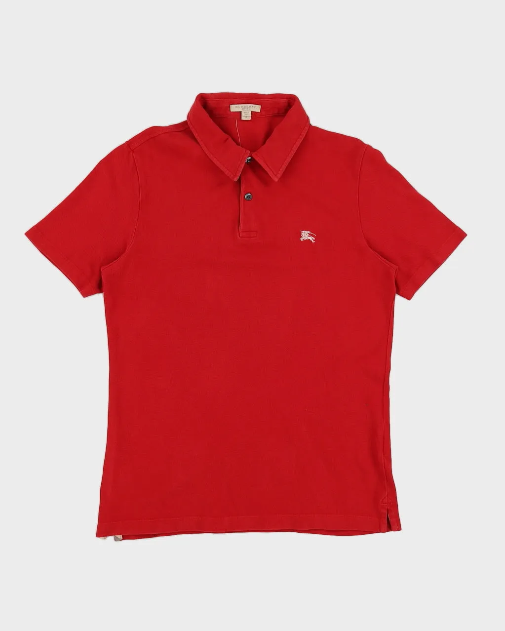 Burberry Brit Red Polo Shirt - M sold by Rokit