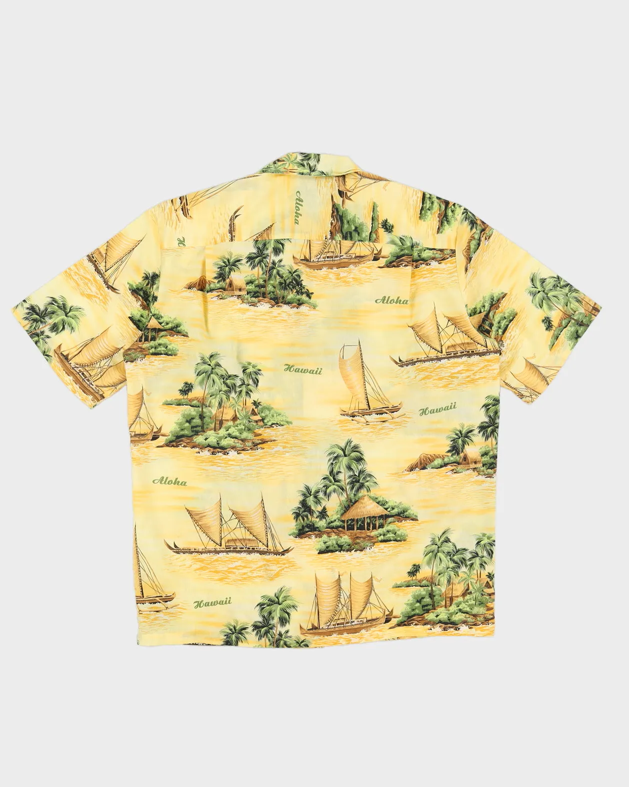 00s Royal Creations Yellow Hawaiian Shirt - M sold by Rokit product image thumbnail 2