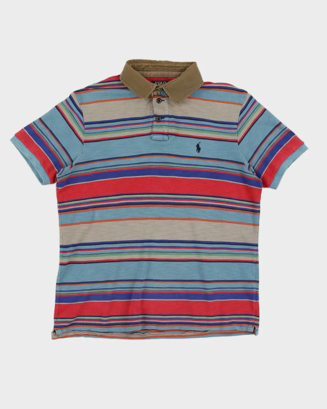 Ralph Lauren Multicoloured Polo Shirt - L sold by Rokit