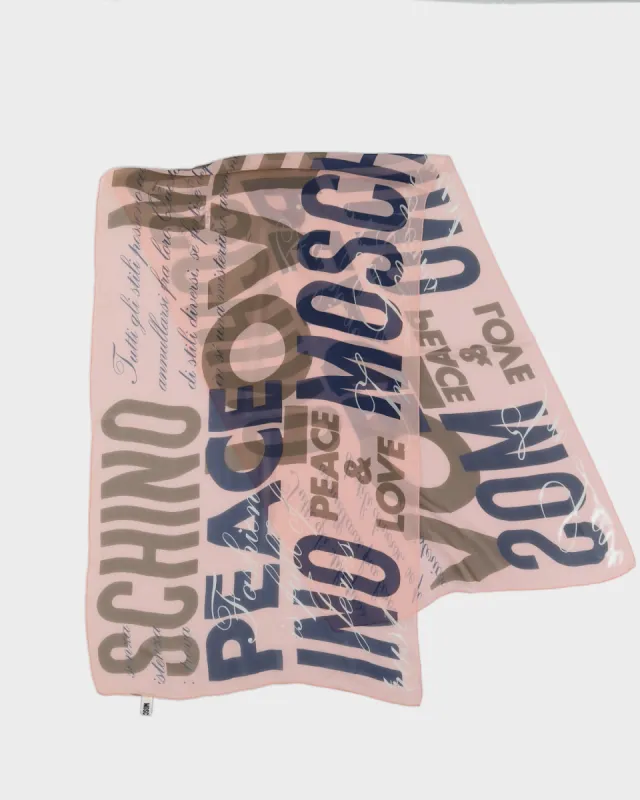 Moschino Pink Scarf made by Moschino