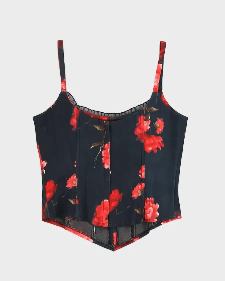 00s Le Chateau Floral Corset Top - M/L sold by Rokit product image thumbnail 2