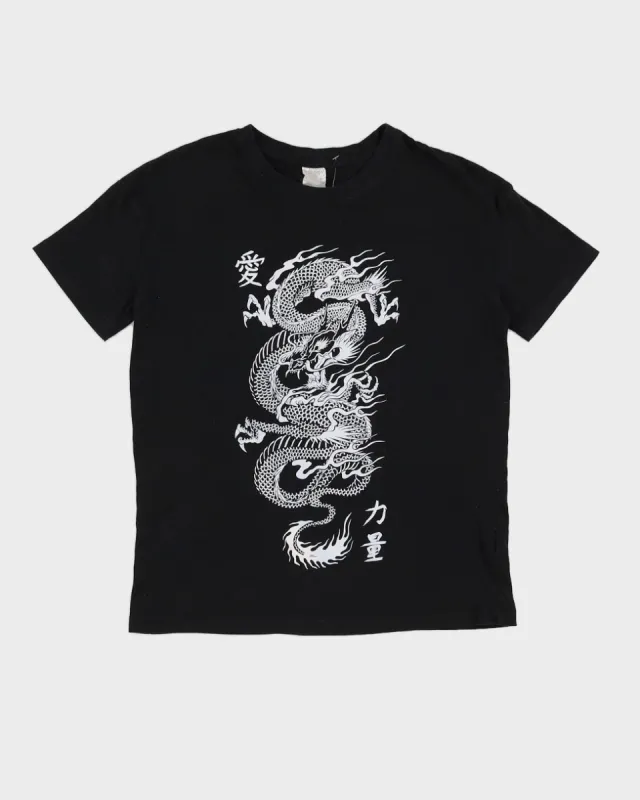 00s Dragon Print T-Shirt - S/M made by Rokit