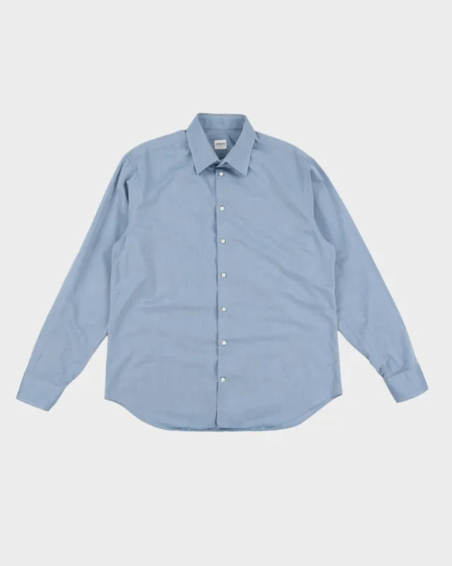 Armani Collezioni Blue Dress Shirt - L sold by Rokit