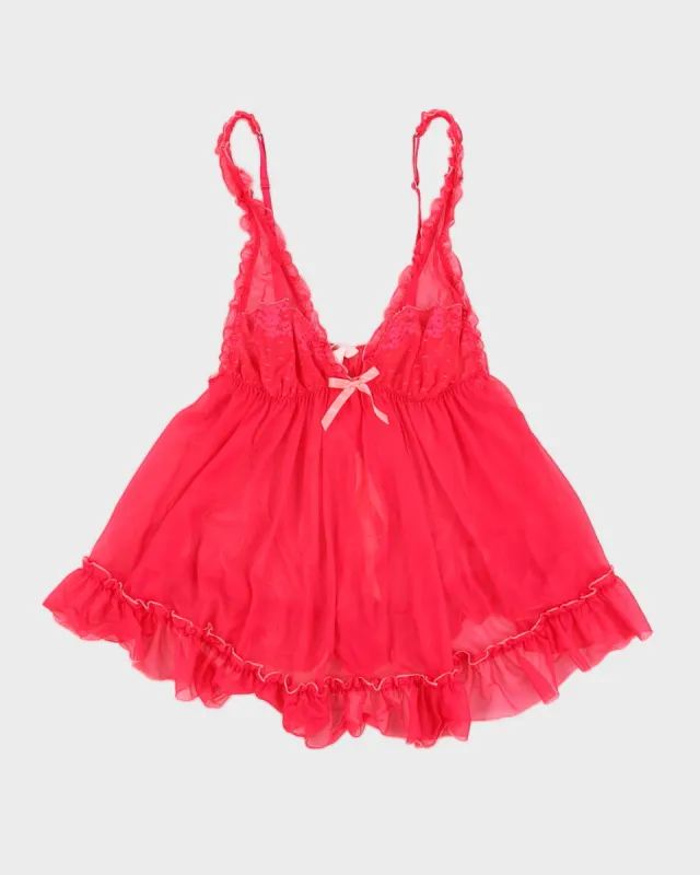Victoria's Secret Pink Sheer Lace Cami - L sold by Rokit