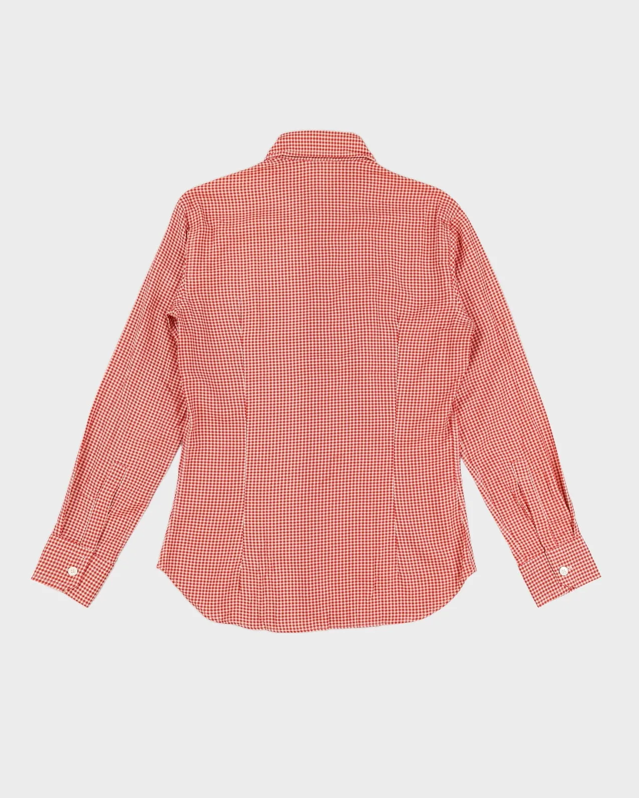 Vintage 70s CMA Red Houndstooth Shirt - M sold by Rokit product image thumbnail 2