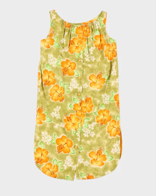 Vintage 1960s Hawaiian Shift Dress - S sold by Rokit