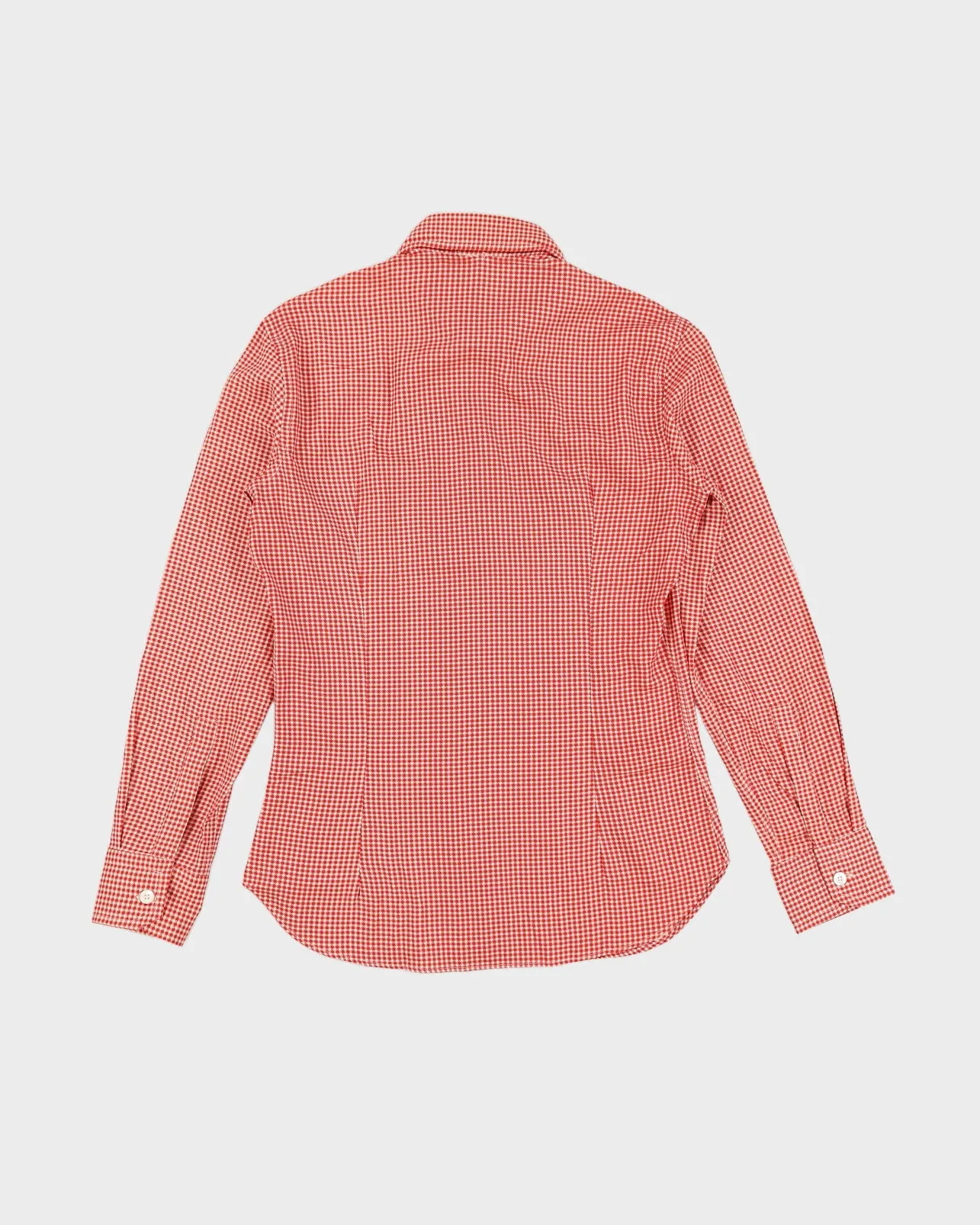 Vintage 70s CMA Red Patterned Long Sleeved Shirt - M sold by Rokit product image thumbnail 2