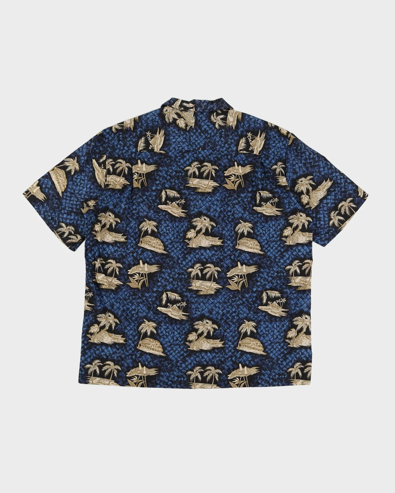 Blue Patterned Hawaiian Shirt - XXL sold by Rokit product image thumbnail 2