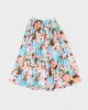 Vintage 1980s Blue Floral Midi Skirt - XS / S sold by Rokit
