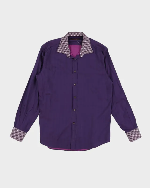 Etro Men's Purple Dress Shirt - 42 sold by Rokit