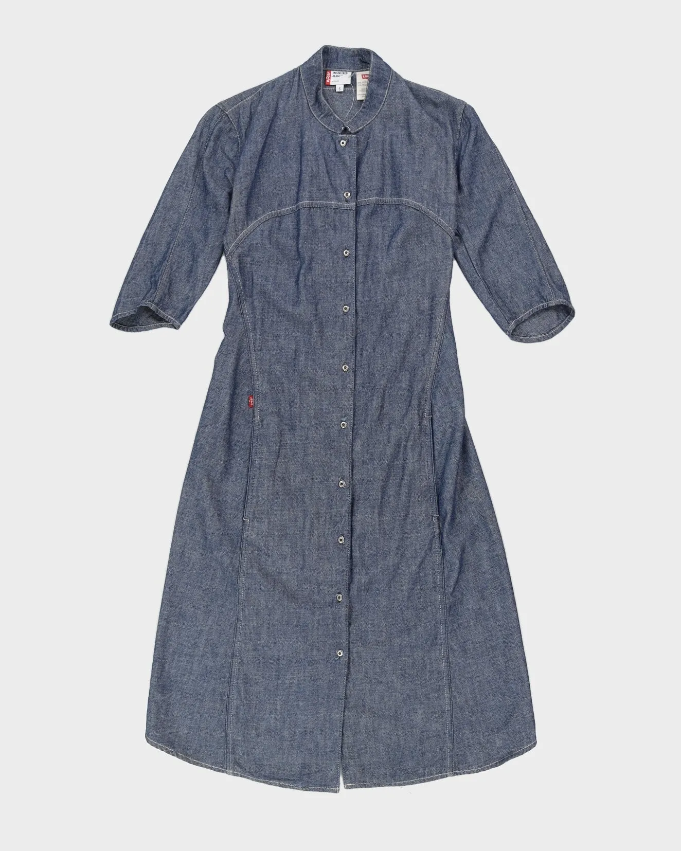 Levi's Engineered Denim Short Sleeve Dress - S sold by Rokit
