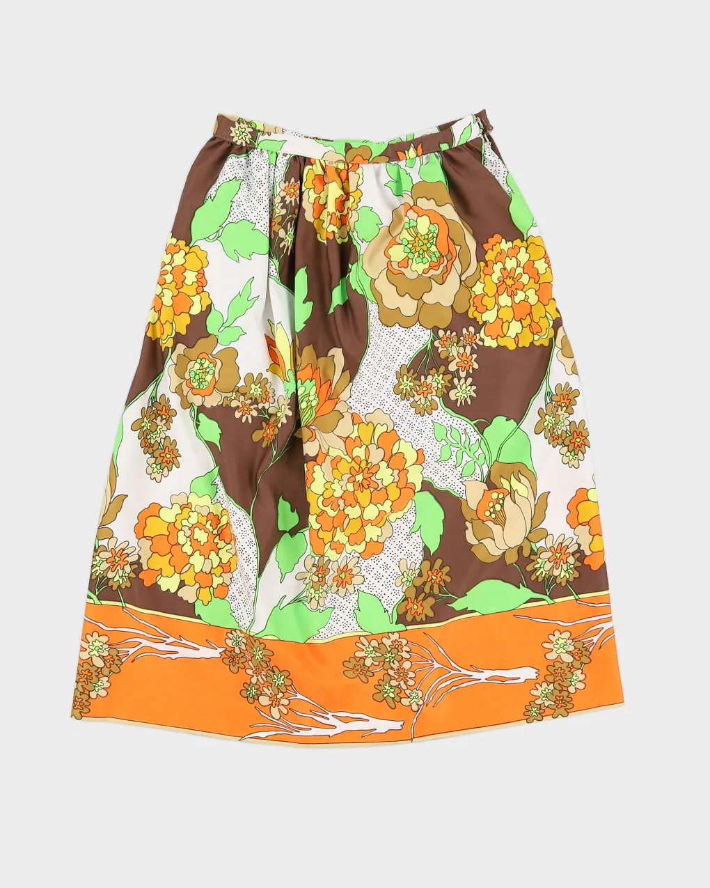 Vintage 70s Handmade Floral Skirt - XS sold by Rokit product image thumbnail 2