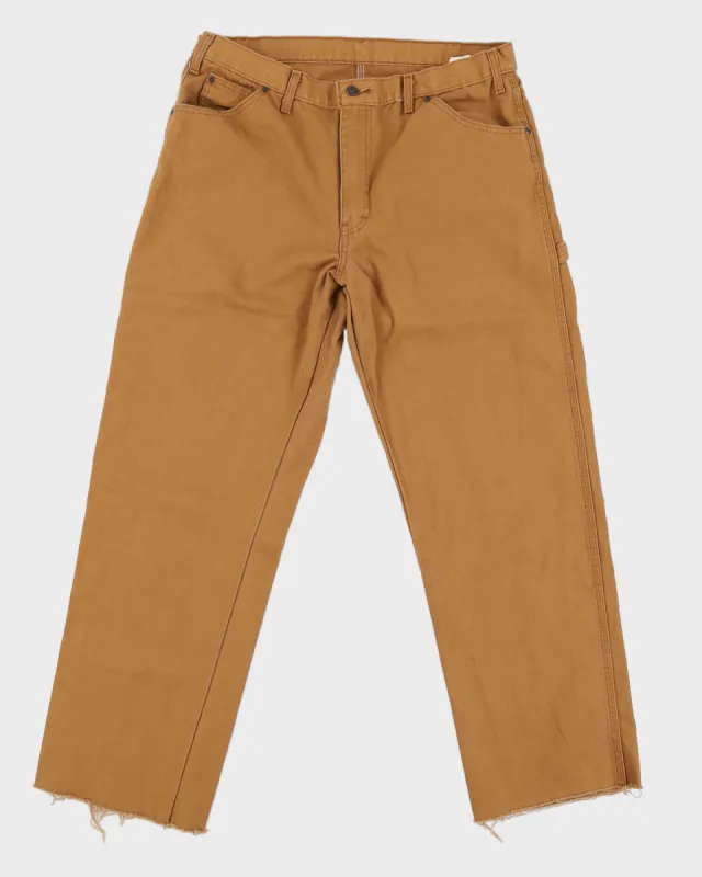 00s Dickies Brown Cargo Trousers - W36 L31 sold by Rokit
