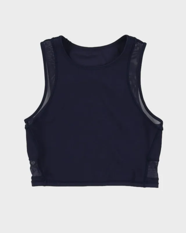 Navy Lululemon Sports Top - S sold by Rokit