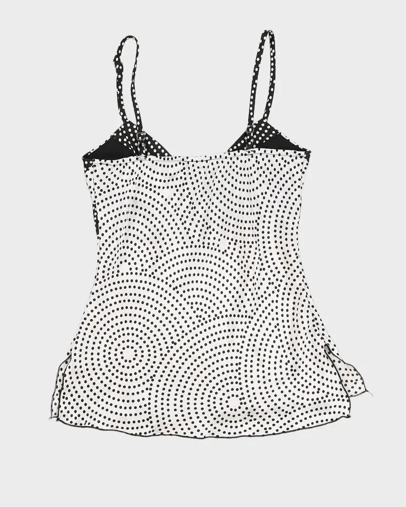 Y2K 00s Sateen Polka Dot Cami - S sold by Rokit product image thumbnail 2