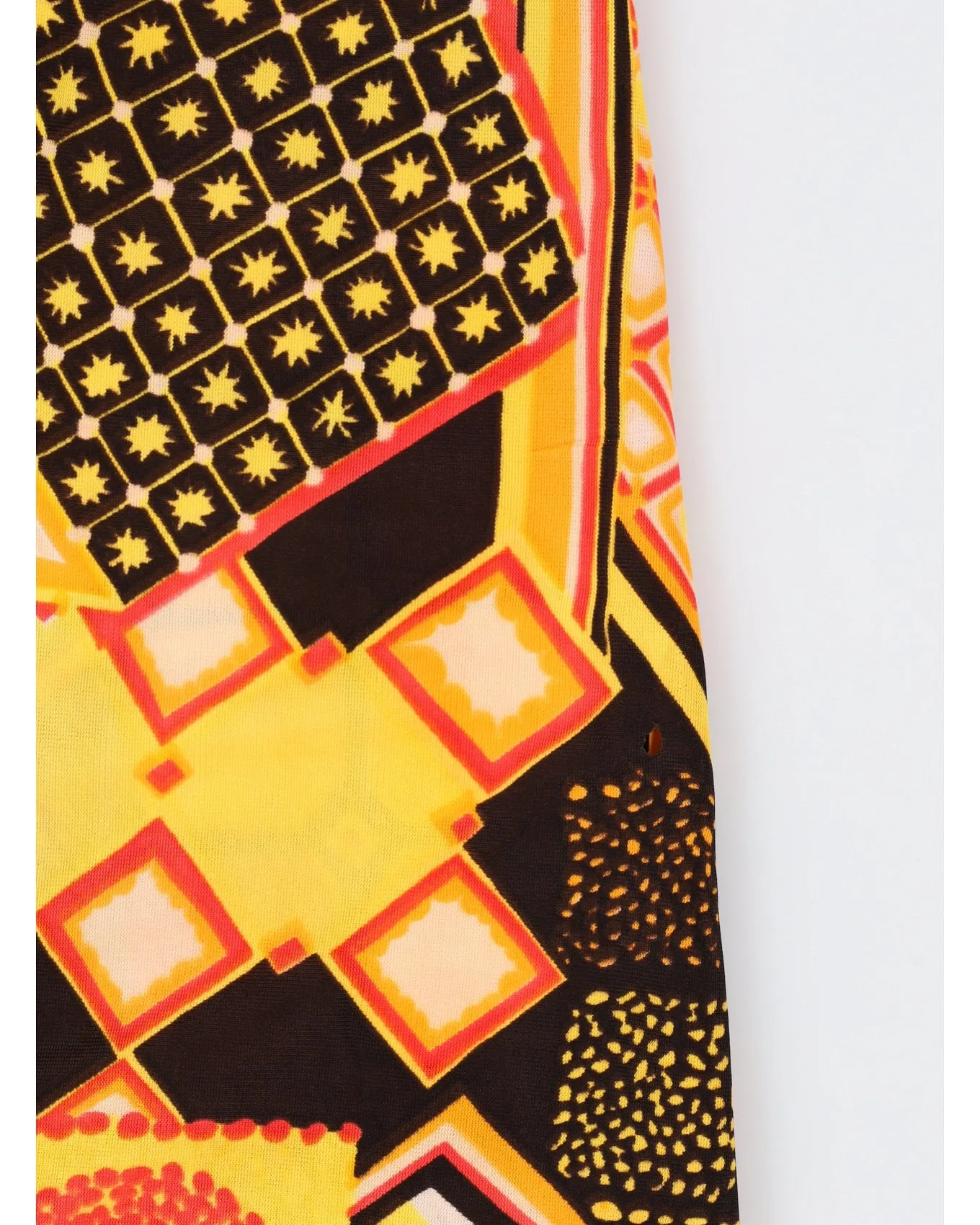 Vintage 1970s Orange Patterned Maxi Dress - XS sold by Rokit product image thumbnail 3